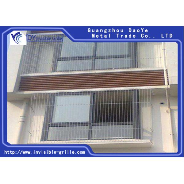 Anti Rust Durable Window Invisible Grille With No Blocking External View