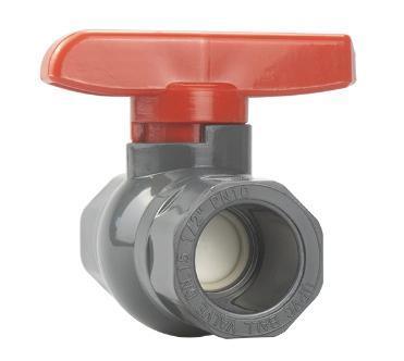 UPVC DIN ANSI BS JIS Octagonal Ball Valve with Socket Low Temperature and Angle Type