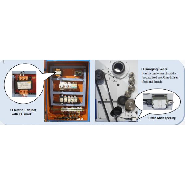 5.5kW High Speed Precision Gap Bed Lathe Machine for Industrial Needs