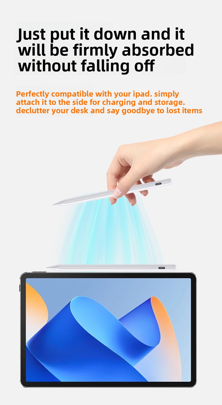 Plastic Pencil Capacitive Pen Tip Replaceable Universal Magnetic Touch Screen Writing Pen