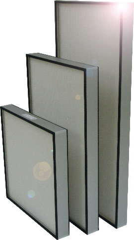 Ultra Thin Design Mini Pleat HEPA Filter Space Saving High Dust Loading Capacity