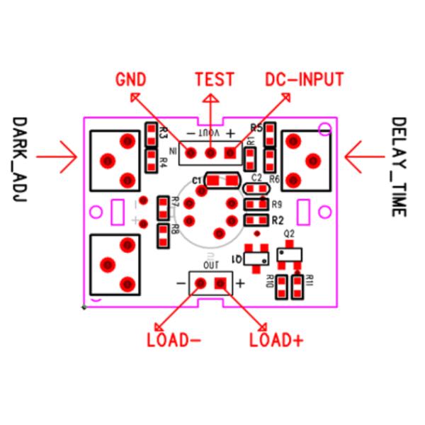 Adjustable Low Noise Human Body Dectector PIR Module SB612 With Sensor Distance 10m Detecting Angle 120 Degree