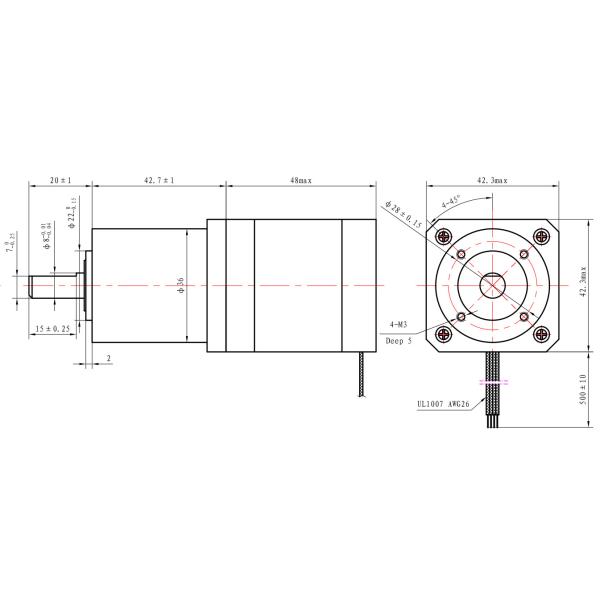Integrated Stepper Motor Nema 17 Motor Encoder Driver All-in-One Machine With Modbus RS485 Communication Hybrid Type