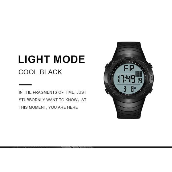 Interchangeable Bezel Silicone Sports Watch , Backlight Lcd Digital Watch
