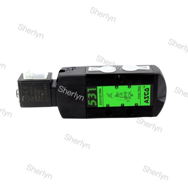 ASCO SCG531C017MS Electromagnetic Valve Two Position Five Way Pipe Connection DC24V