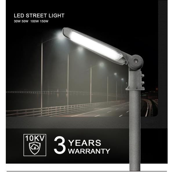 IP66 Waterproof Smart Street Light 30W High Brightness With Motion Sensor