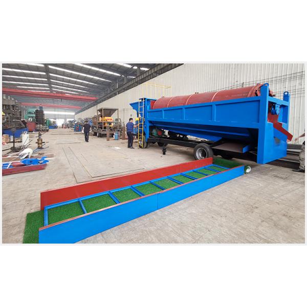 Dependable Mobile Gold Trommel Screen for River Mining Feeding Size Less than 300mm