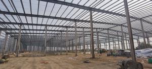 China Logistics Prefabricated Steel Structure Construction Large Span Building on sale