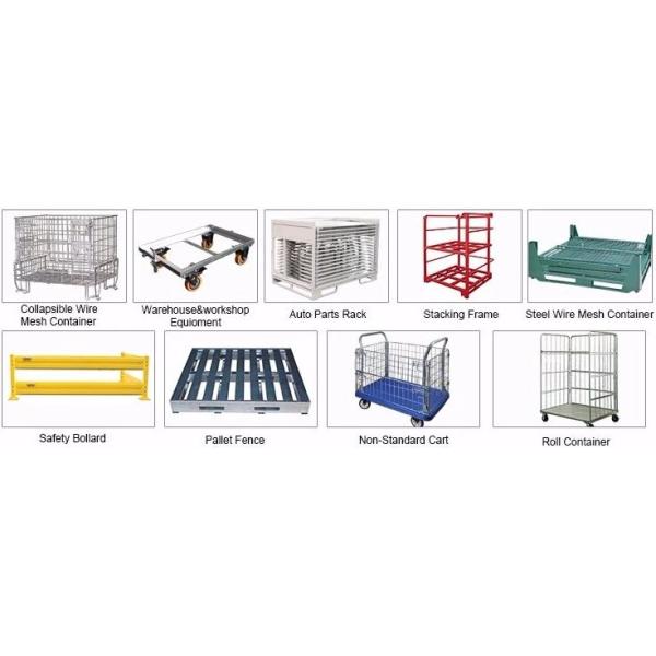 Zinc Plated Mesh 50x50 Wire Containers with Printing Name Card