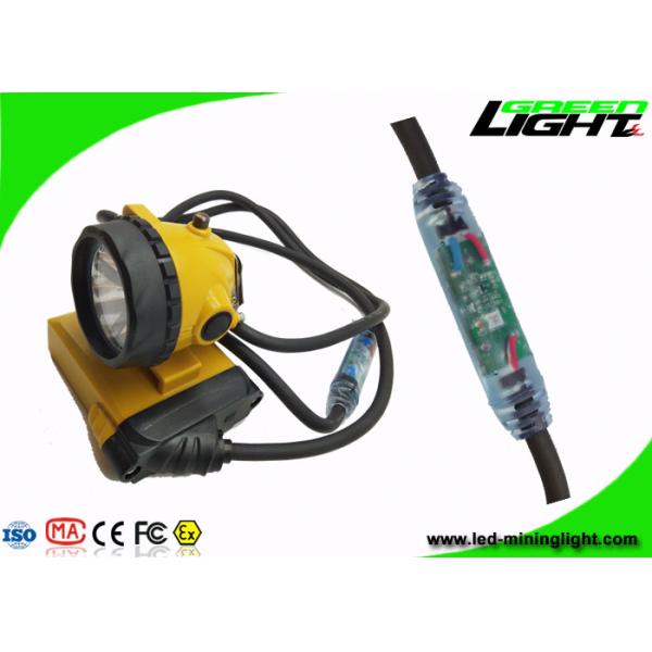 High Brightness 25000lux Mining Cap Lights Rechargeable Safety Cable Flashing Lamp