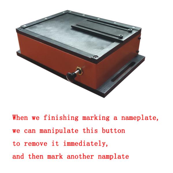 Nameplate Electric Marking Machine Lcd Touch Screen Controller , Dot Peen Engraving Machine