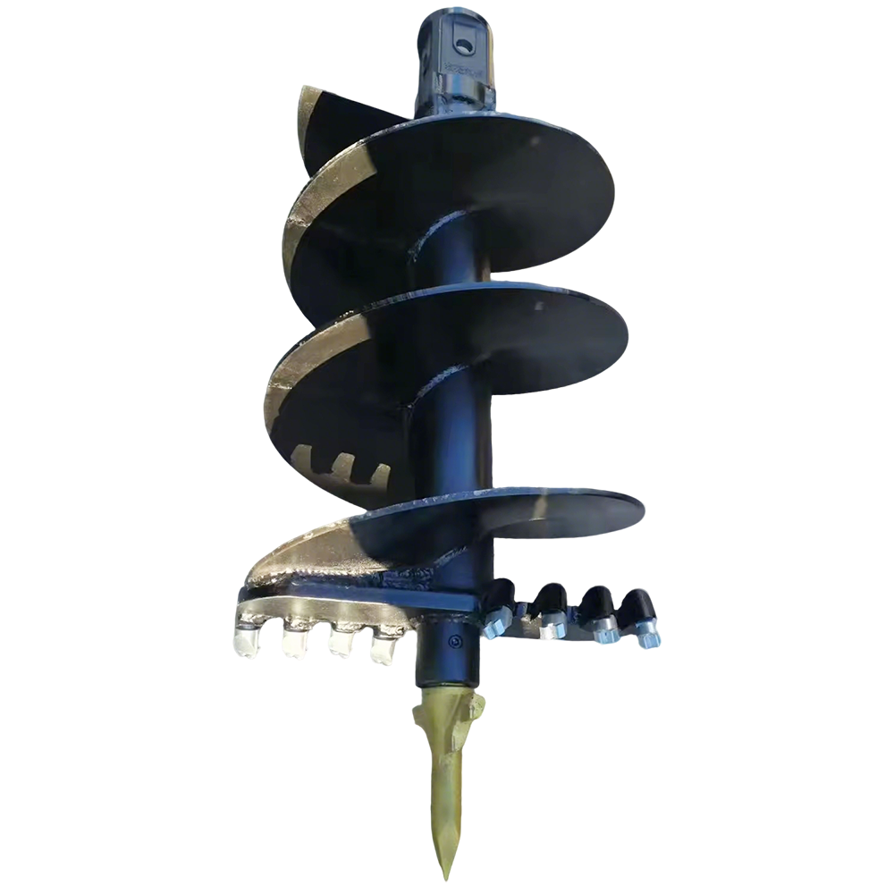 Custom Drilling Machine Auger Bits Drill Attachments for Compact Excavators