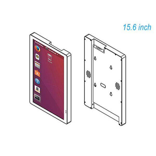 15.6-inch wear-resistant and scratch resistant performance stable intelligent triage call screen Linux system hospital consultation room strip