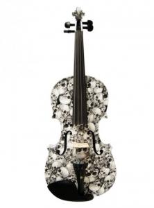 Quality Student Violin With Skull Design,Your Personalized Musical Instrument for sale