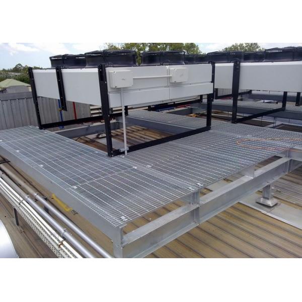 Closed End Plain Platform Steel Grating Welded Bar Grating 6m Length