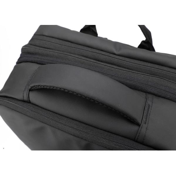 Smart USB Laptop Backpack Custom Logo 20L-39L Black / Grey For Men