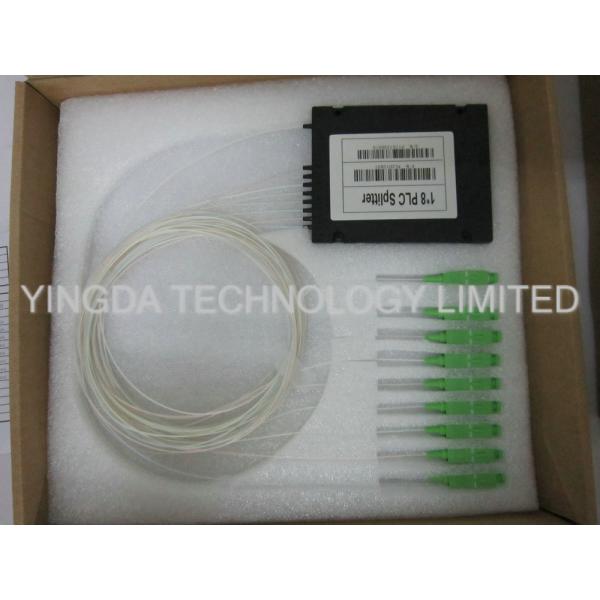 1X8 Fiber Optic PLC Splitter Module Abs Plastic For Fttx Network / Optical Signal Distribution