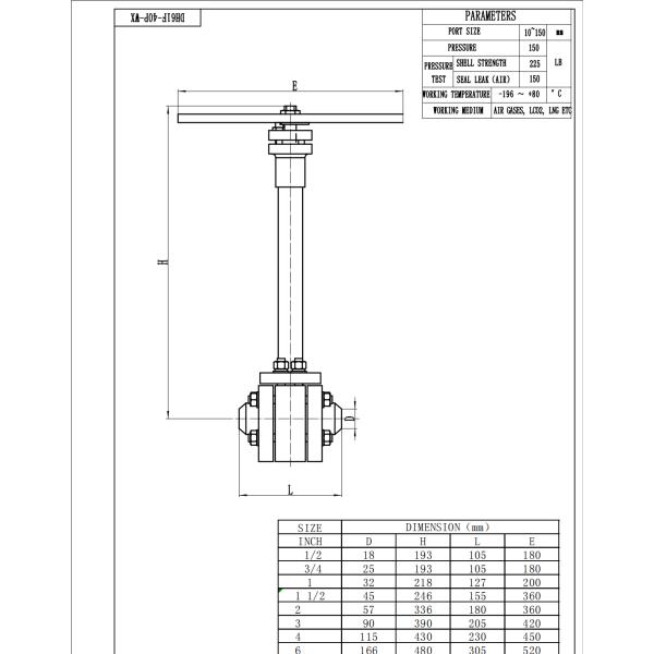 Welding Ultra Low Temperature Cryo Ball Valves Rust Resistant