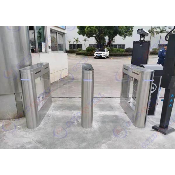 Waterproof Swing Turnstile Gate With Face Recognition SUS 304 Sliding Style