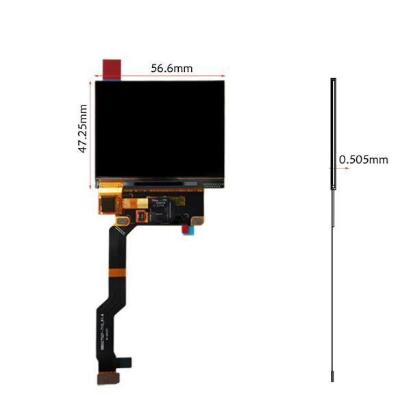 2.7 Inch Small Amoled Display Custom Oled Panel 800*600 30 PINS Driving IC RM69700