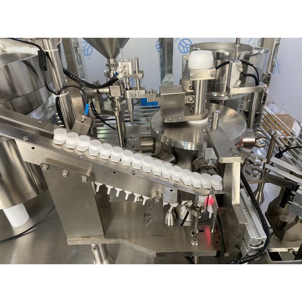 Plunger Type Automatic Plastic Syringe Gel Filling and Capping Machine