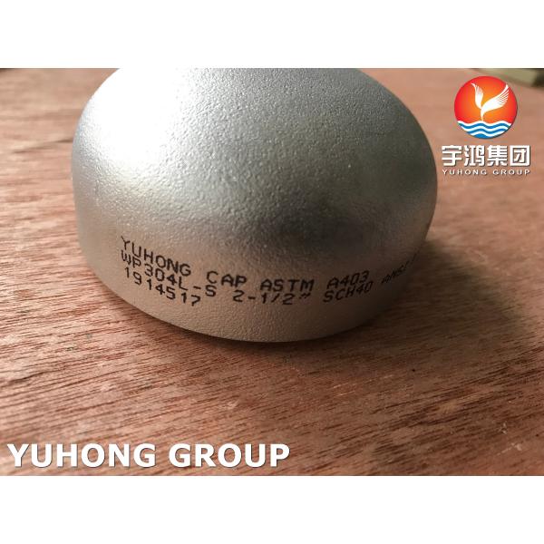 ASTM A403 WP304L 1.4307 End Cap Stainless Steel Buttweld Fitting