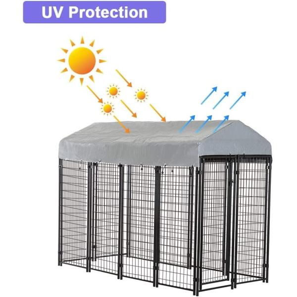 Outdoor Farm Large Dog Kennel Heavy Duty Rectangle