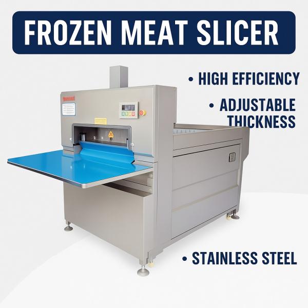 High Performance Without Pre-thawing Frozen Meat Slicing Machine Save Labor Even Slicing Cutter