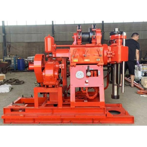 Diesel Engine Soil Sample Drilling Machine / Engineering Drill Rig 600kg