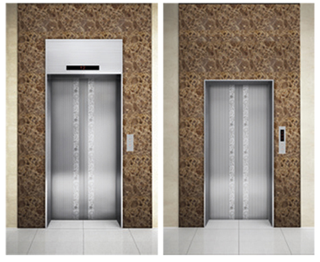 FUJI Mirror Stainless Steel CabinPassenger Elevator VVVF Control