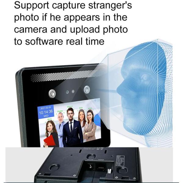 5 Inch Long Range Touch Screen Face Reader Attendance Machine With RFID Card