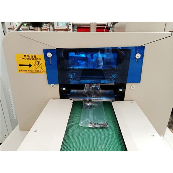PLC Control Horizontal Pouch Packing Machine For Vitelline Pie / Lollipop