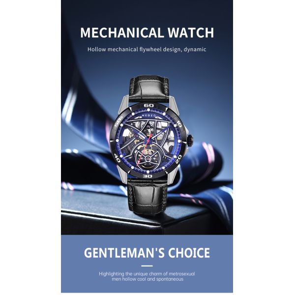 Luminous Openwork Mechanical Watch