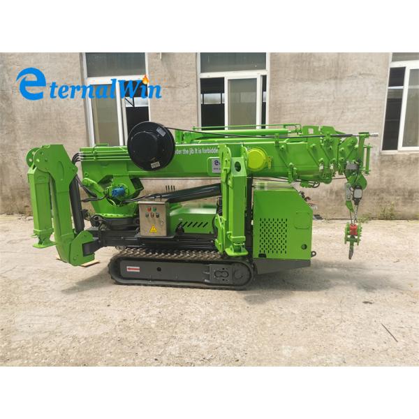 Efficient Small Crawler Crane Telescopic Boom Electric Spider Crane For Versatile