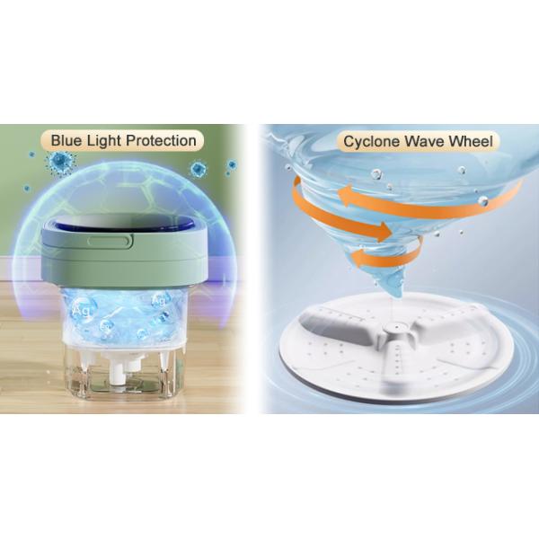 Portable Washing Machine for Deep Cleaning Shoes Foldable Automatic Type Mini Washer