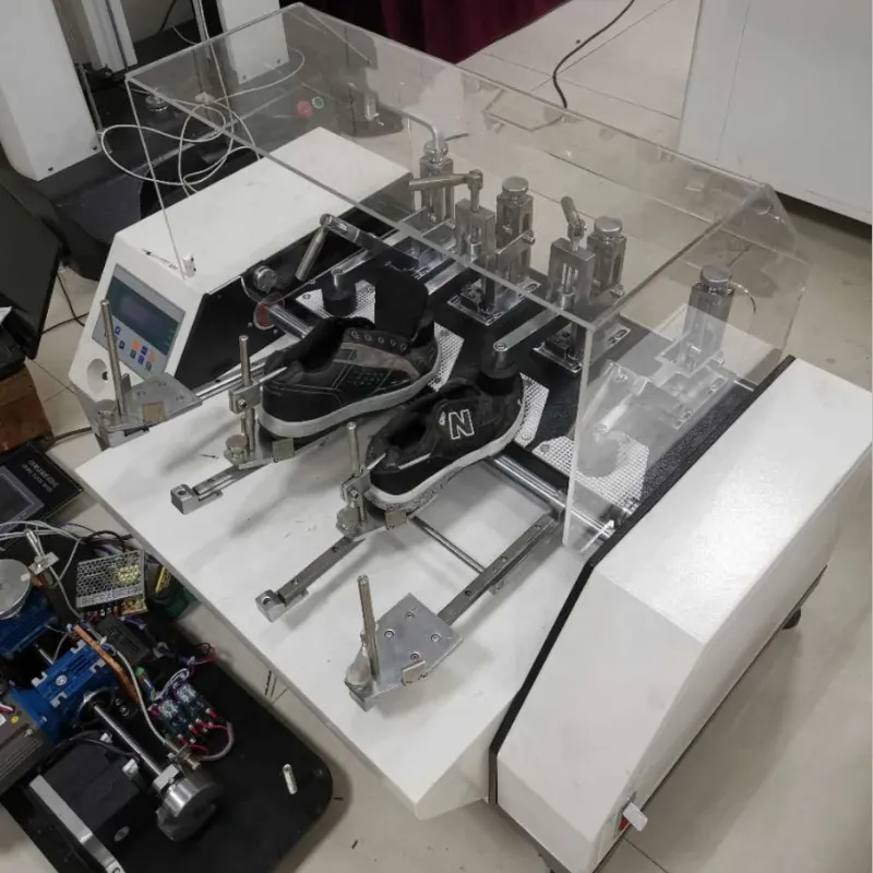 Shoe Bending Tester with 0~90° Adjustable Flexing Angle, 100 ± 5 cpm Test Speed, and LCD Display Counter