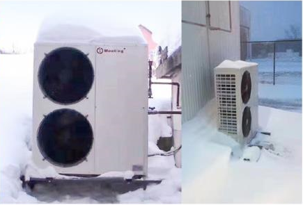 Meeting 21kw Split Unit Air Source Heat Pump With Copeland Compressor