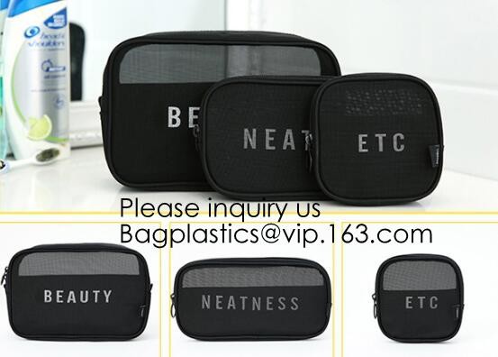 Custom Private Logo Travel Accessories Laundry Pouch 4pcs Packing Cubes Set Compression Travel Cubes, bagease, bagplasti