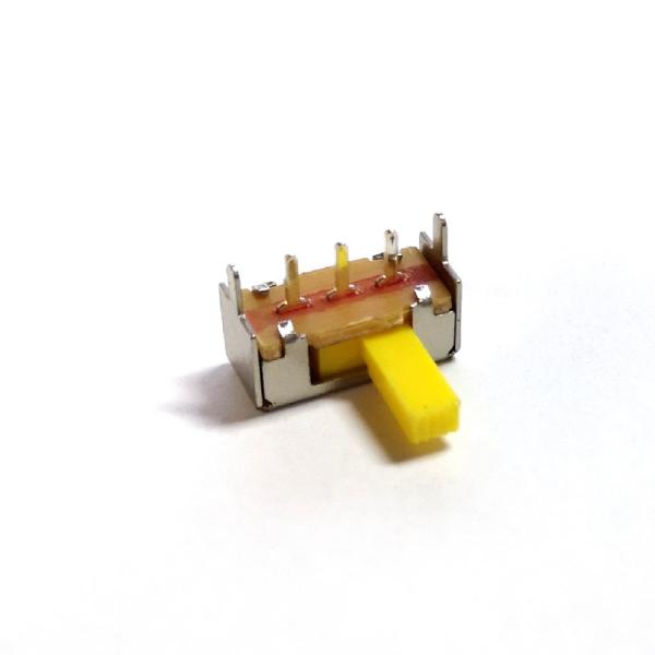 Slide Switch,SPDT 2 Position 3 Pins Sliding Switch, Horizontal Side Push Tact Switch,Interruptor On-Off Toggle Switch