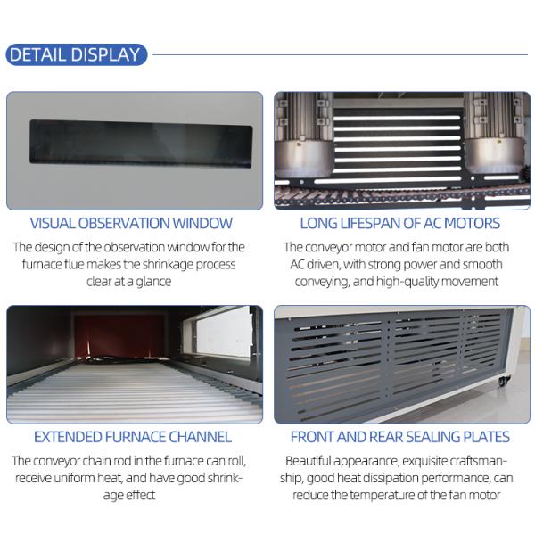 Easy to Operate Automatic Side Sealing Shrink Packaging Machine with Heat Shrink Film