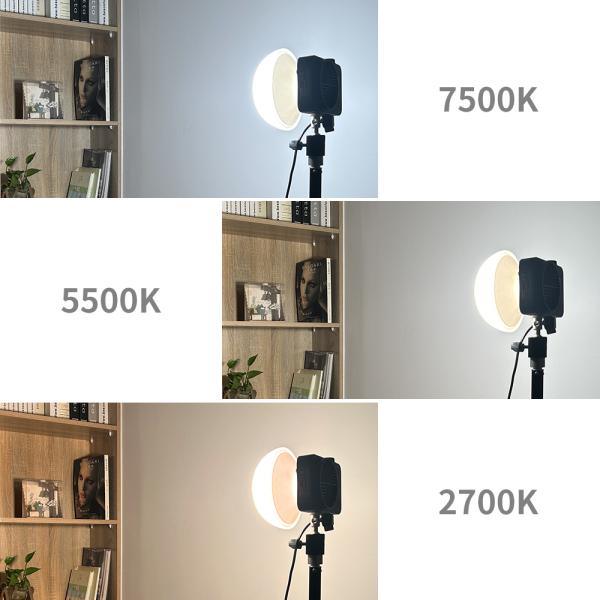 Dual-color handheld COB fill light soft light device 7500k with battery use camera accessories