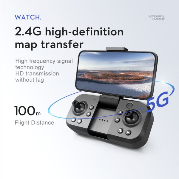S2S Drone 8K Professional HD Dual Camera Brushless Obstacle Avoidance Aerial Photography Foldable Quadcopter Toys Gifts