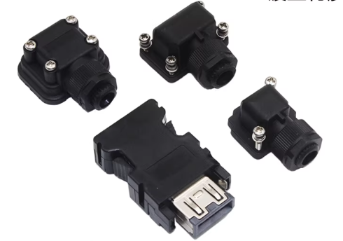 Domestic connector Mitsubishi servo driver encoder motor power cable plug SM-10P Mitsubishi 2/4/9P connector