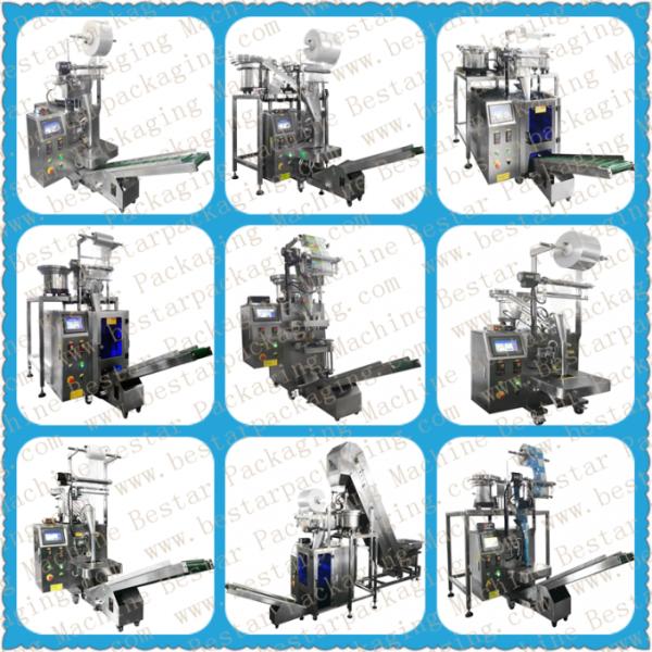 Automatic counting and filling and sealing packaging machine for hardware fasteners furniture accessories