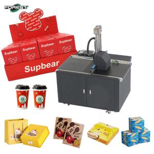 Automatic Corrugated Inkjet Printer Ethernet Interface UV Cylindrical Printer