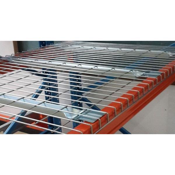 Customizable Height Wire Mesh Decking for Selective Racking Organization