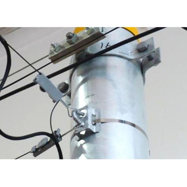 Galvanized Steel Draw Hook Bracket Pole Mounted Fix Tension Clamps