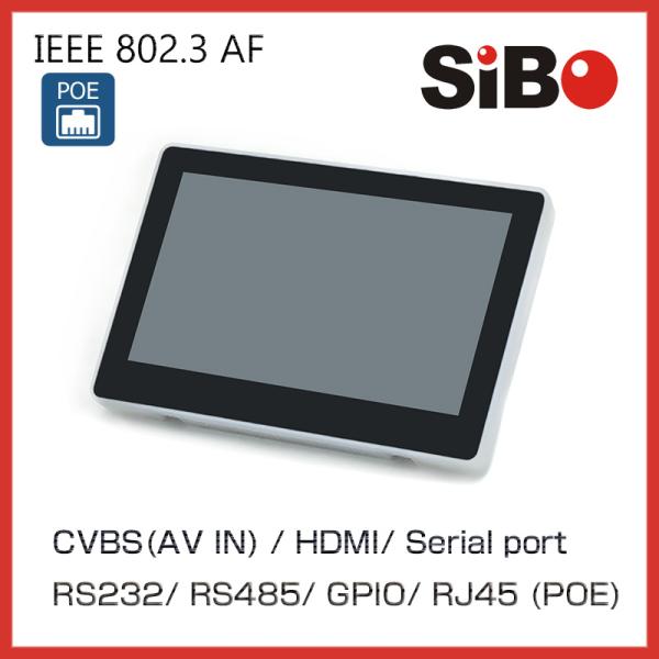 Wall Mount Touch Tablet for Loxone Home Application PoE powered