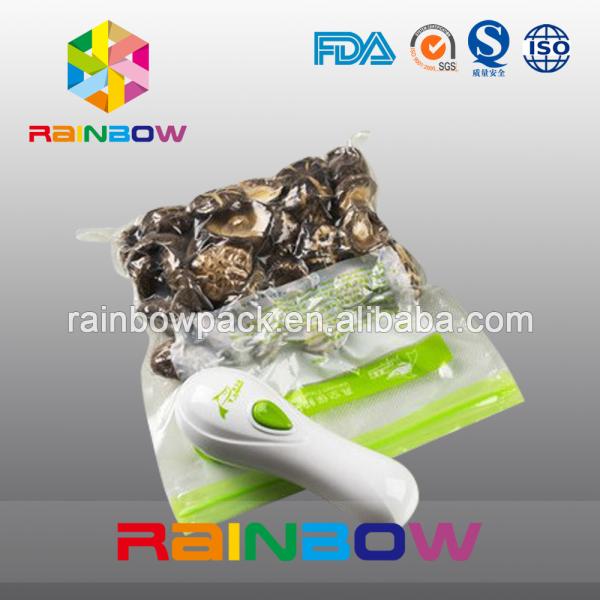 CPP Texture Food Vacuum Seal Bags for Vegetables Retain Freshness