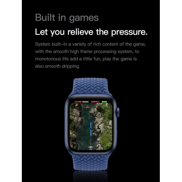 1.69inch Full Screen Iwo 18 Smartwatch Bluetooth Calling